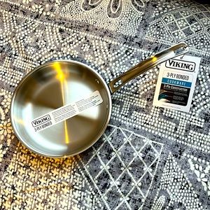 NWT Viking stainless steel 8” frying pan